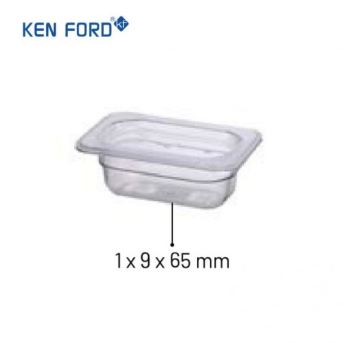 Kenford GN Pans GN-1965 Trans. Plastic Size 0.57 Ltr 1/9x65 MM