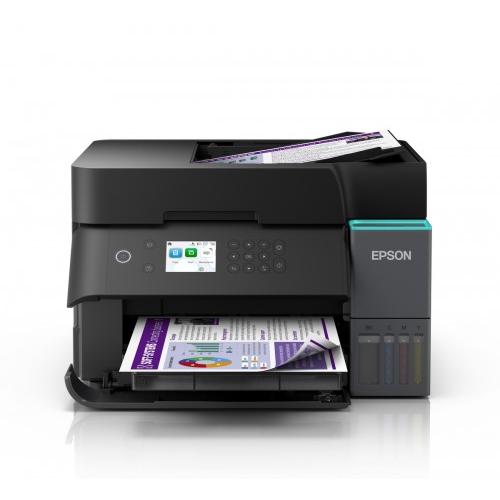 Epson Printer L6370 MultiFunction A4 Wi-Fi Duplex All-in-One Ink Tank Print Speeds Up to 18 Ipm For Black and 9 ipm For Color