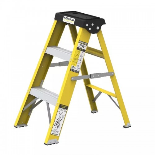 Y-Access Ladder 8310 Single Sided Self Supporting FRP (Fiberglass) 0.62 M 3 Step