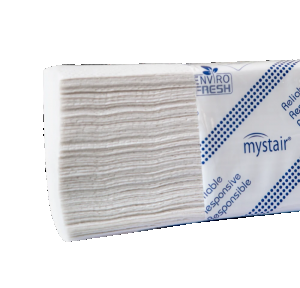 Mystair M-Fold Tissue Paper 4184 Virgin 1 Ply 125 Sheets 21 X21cm 34GSM