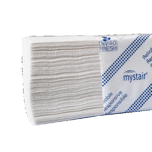 Mystair M-Fold Tissue Paper 4184 Virgin 1 Ply 125 Sheets 21 X21cm 34GSM