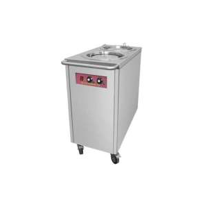 Double Plate Warmer SS304 100 Plates Size 500x900x950 MM Power 0.8KW Heaters 2 Nos Temp Range 30°C-80°C Castor Wheels 4 Nos Weight 50 Kgs
