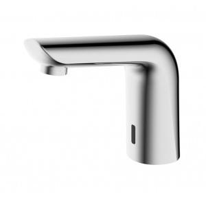 Hindware Pillar Tap F240003CP Deck Mount Brass Touch Free Sensor Polished Finished 16.6D x 5.8W x 14.8H CM