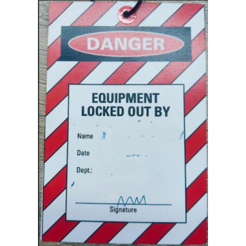Lisc Do Not Operate Tag LISC-DT-DC