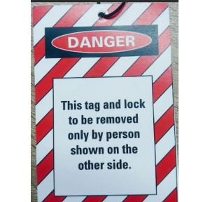Lisc Do Not Operate Tag LISC-DT-DC