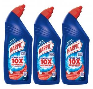 Harpic Toilet Cleaner Disinfectant Liquid 1L Pack of 3