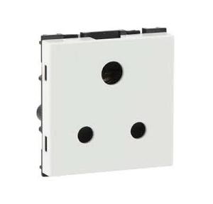 ABB Socket IIK20306 BL 2M IVIE White 1SYK100001A1028 6A 3 Pin