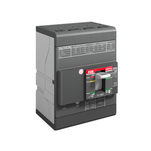 ABB MCCB 1SDA067409R1 Tmax XT1 125A 4 Pole 25 kA, Adjustable O/L & Fixed S/C Settings Thermal Magnetic Trip Unit TMD