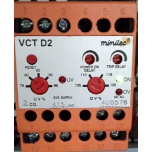 Minilec Relays VCT D2 Voltage Monitoring