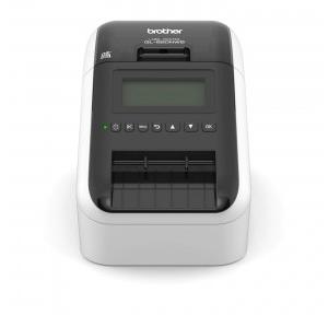 Brother Label Printer QL-820NWB Professional High-Speed Wireless Printing Dual-Color Output Auto Cutter USB/Wi-Fi/Bluetooth Connectivity 300x600 DPI Mobile and PC Compatible