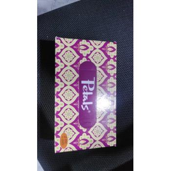 Petals Facial Tissue Box 100 Pulls 2 Ply 200 Sheets 200mm X 200 mm