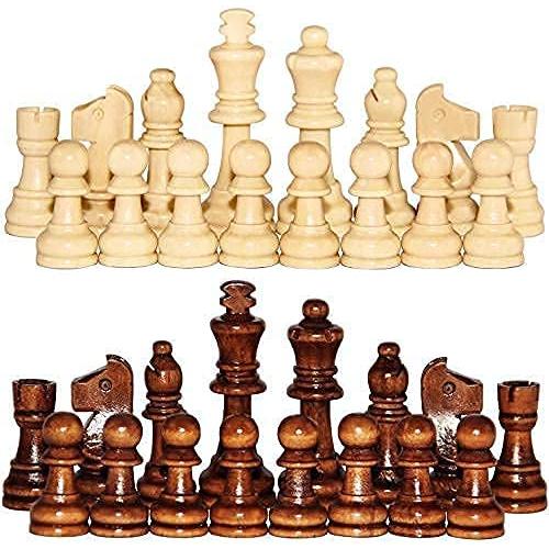 Chess Board  Pieces Set  Wooden Size 2.25 Inches 32 Pcs