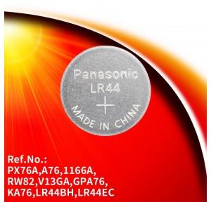 Panasonic Alkaline Coin LR44 Battery 1.5V Capacity 150