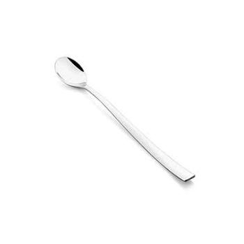 FnS Ice Tea Spoon SLIT06H Slimline Long Drink Spoon Mirror Finish Colour - Silver Stainless Steel 15L x 12W CM Pack of 6
