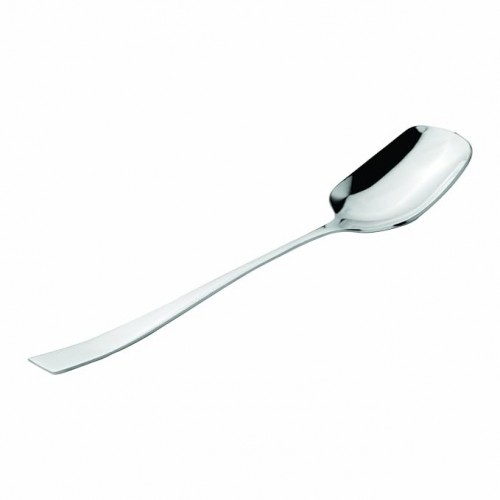 FnS Rice Serving Spoon SLRSL01H Slimline Mirror Finish Colour - Silver Large Stainless Steel 26.5L x 6.5W CM