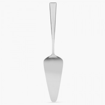 FnS Cake Server Spoon SLCRS01H Slimline Mirror Finish Colour - Silver Large Stainless Steel 24L x 4.8W CM