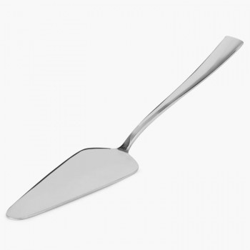 FnS Cake Server Spoon SLCRS01H Slimline Mirror Finish Colour - Silver Large Stainless Steel 24L x 4.8W CM