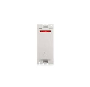 Honeywell Switch DW506SCW Blenze Plus 6A Bell Push With Indicator 1M Synthetic Chalk White