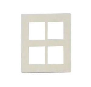 Honeywell Front Plate DW18VSCW Blenze Plus 8 Module Vertical Synthetic Chalk White