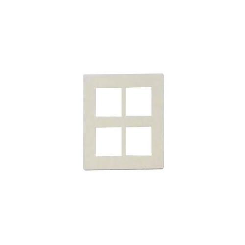 Honeywell Front Plate DW18VSCW Blenze Plus 8 Module Vertical Synthetic Chalk White