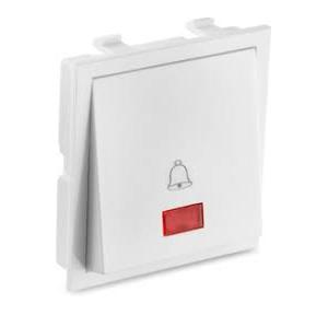 Honeywell Switch HW504WHI Horizon 6A Bell Push with Indicator 2M