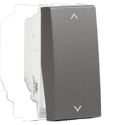 Honeywell Switch HW502BLK Horizon 6AX Two Way 1Module Finish : Jet Black