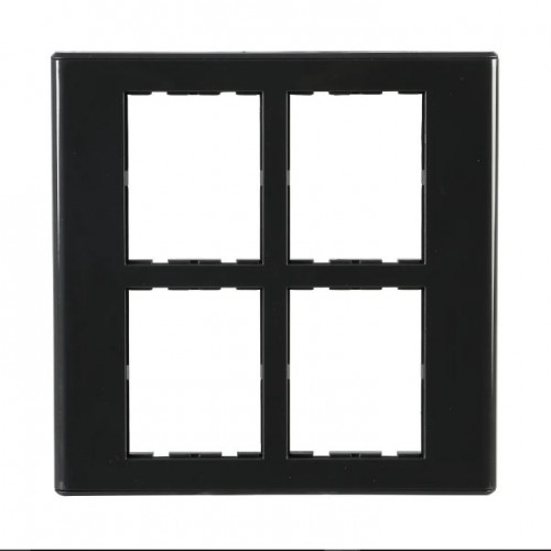 Honeywell Front Plate HW18VBLK Horizon 8 Module Vertical Finish : Jet Black