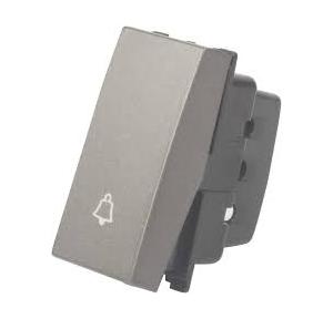 Honeywell Bell Push Switch HW505GRY Horizon 6A 1M Finish : Magnesium Grey