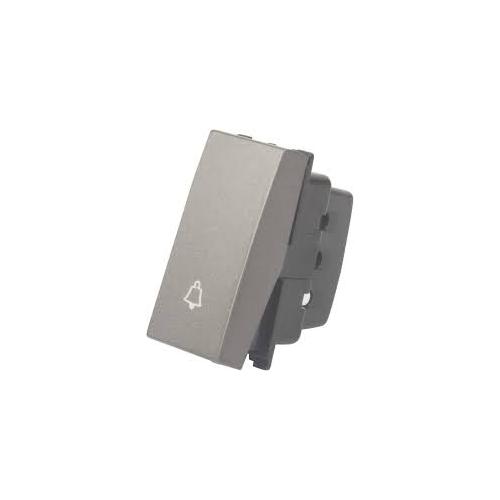Honeywell Bell Push Switch HW505GRY Horizon 6A 1M Finish : Magnesium Grey