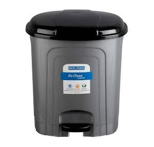 KOLORR Pedal Dustbin Trash Can Go clean Large Size Plastic 23 Ltr