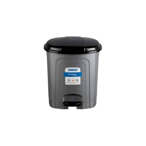 KOLORR Pedal Dustbin Trash Can Go clean Large Size Plastic 23 Ltr