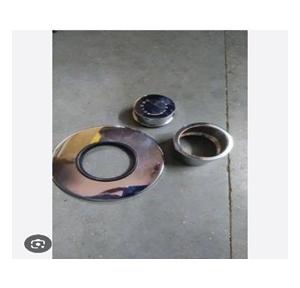 Jaquar Flush Valve Push Button Set 32 MM Button ZFV-CHR-287, Sleeve ZFV-CHR-279, Flange ZFV-CHR-165