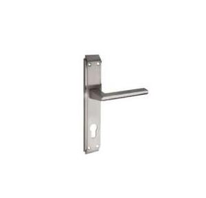 Godrej Door Handle Set 2475 NEH 17 240mm 1C Satin Steel