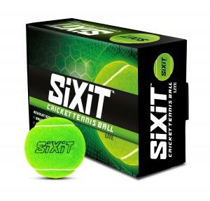 Sixit Tennis Ball Lite Cricket Green Pack of 6