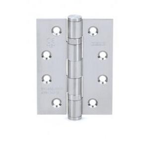 Geze Two Ball Bearing Flat Button Hinge With Screws No.8 x 32mm For Wooden Doors Size : 4