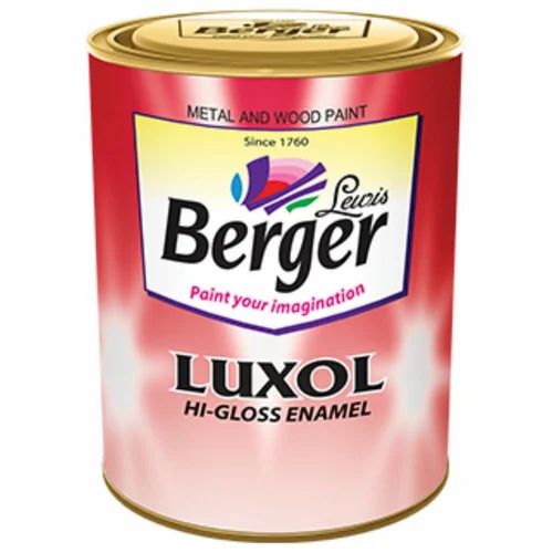 Berger Paint Enamel 1 Ltr Phiroza Blue
