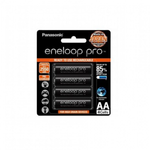 Panasonic Battery Eneloop Pro AA NiMH Rechargeable 1.2V 2550mAh