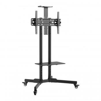 TV Stand Movable For 32-75 Inch LED TV Sturdy TV Mount With Smooth-Rolling Wheels