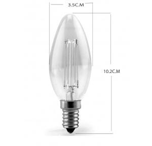 Origin LED Filament Bulb 6W Candle E14 Color Warm White