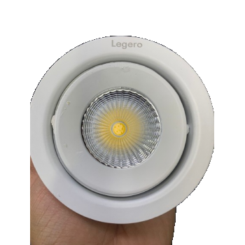Legero LED Downlight Opal Round 12W 220VAC 50Hz For Indoor 6000K Cool White