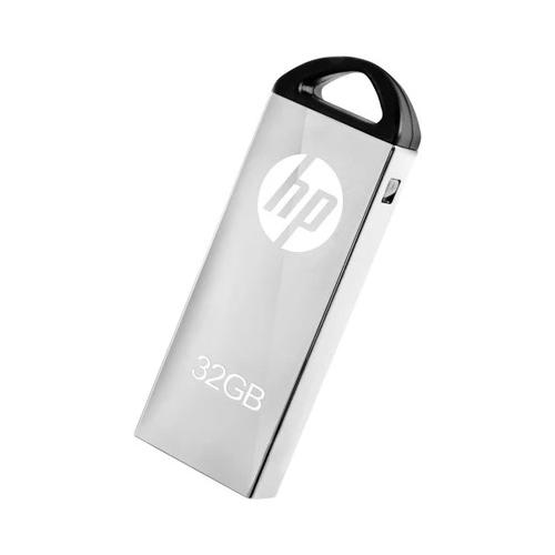 HP Pen Drive V222 32 GB Compatible With Laptop, Mobile, Tablet USB 2.0 Metal Case Grey