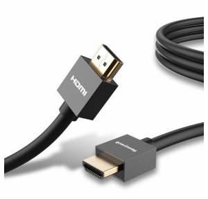 Honeywell HDMI 2.0 Cable HC000012/HDM/10M/BLK/SLM Ethernet Compliant Slim 10mtr 3D/4K 60Hz Ultra HD