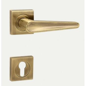 Godrej Baby Latch 2957 NEH 19 with Handle Set Antique Brass