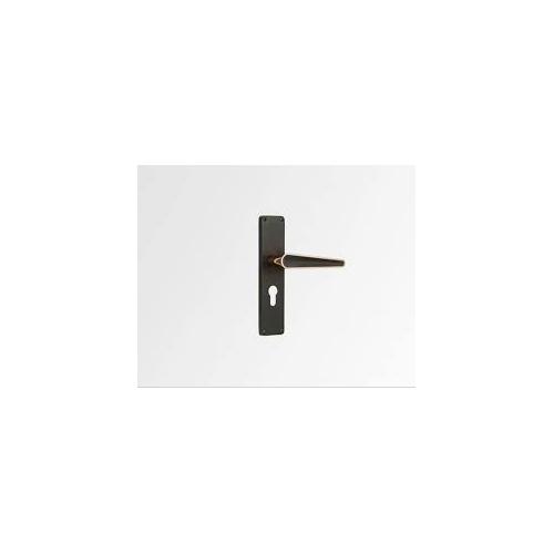 Godrej Door Handle Set 3190 NEH 19 240mm 2C Matte Black Rose