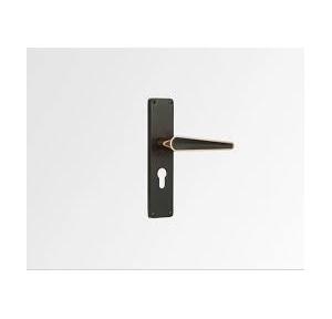 Godrej Door Handle Set 3191 NEH 19 240mm 1CK Matte Black Rose