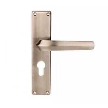 Godrej Baby Latch 3136 Popular Mortise NEH 20 with Door Handle Set Antique Brass