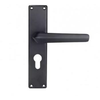 Godrej Door Handle Set 3210 Popular Mortise NEH 20 200mm 1CK Matte Black