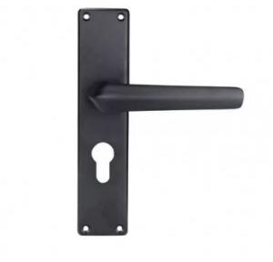 Godrej Baby Latch 3211 Popular Mortise NEH 20 with Door Handle Set Matte Black