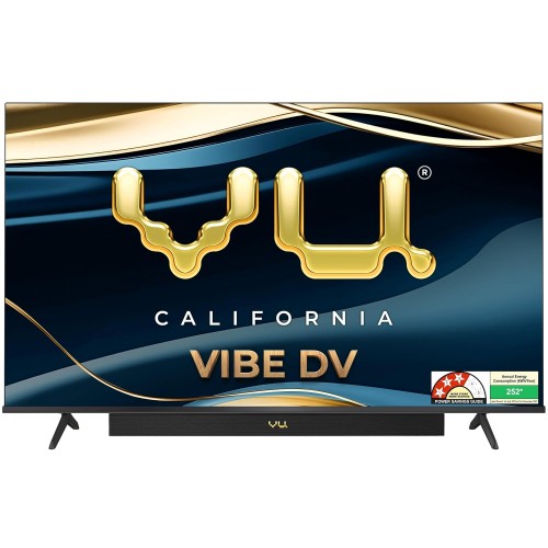 Vu TV 65VIBE-DV 164 CM (65 Inches) Vibe Series 4K QLED Smart Google 60 Hz
