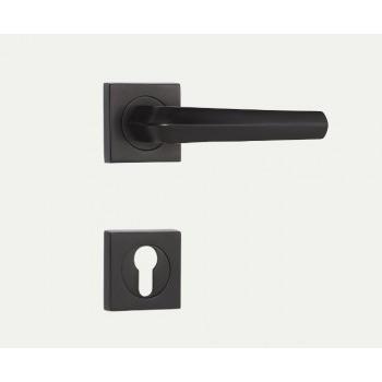Godrej Baby Latch 3211 Popular MortiseNEH 20 with Door Handle Set Matte Black
